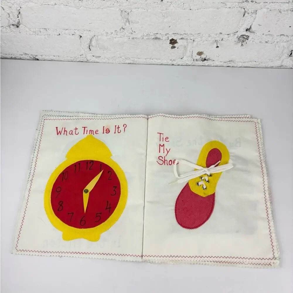 Vintage Handmade Cloth My Quiet Book